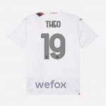 Günstige Fußballtrikots AC Mailand Theo 19 Kinder Auswärtstrikot 2023-24 Kurzarm